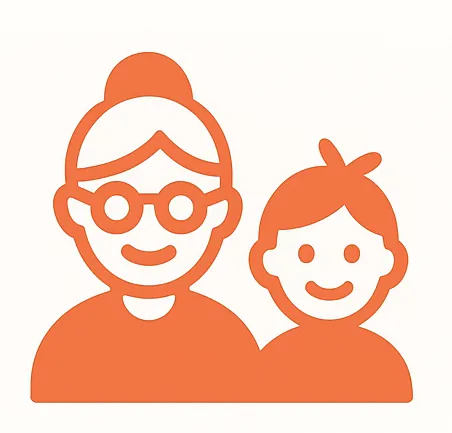 Ícono adultos y niños